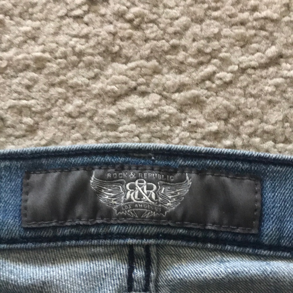 Rock and republic straight leg jeans 34” long!!